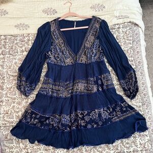 Free People Navy Dress